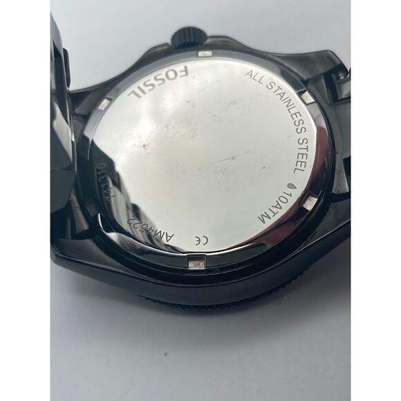 Fossil AM4522 Womens Cecile Watch 41mm - New Battery - WR 10m All Stainless - Picture 7 of 8